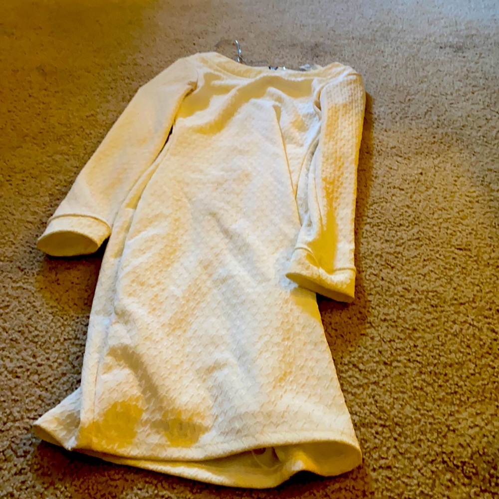 arden b cream dress